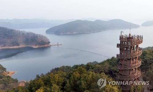 대청호 전경