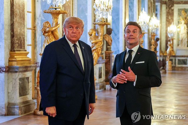 트럼프와 마크롱
