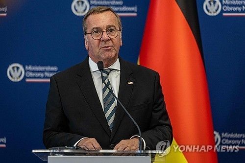 피스토리우스 독일 국방장관 [AFP 연합뉴스 자료사진. 재판매 및 DB 금지] 