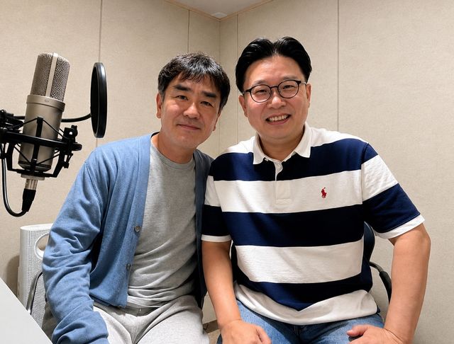 영상을 기획한 서경덕 교수(오른쪽)와 내레이션을 맡은 배우 류승룡