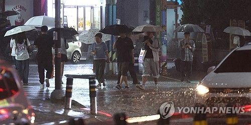 비 내리는 오후