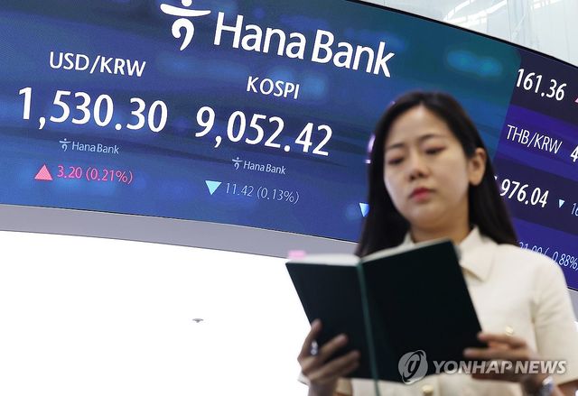 하락 마감한 코스피