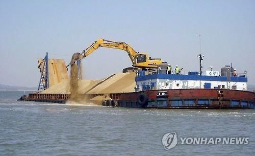 바닷모래 채취