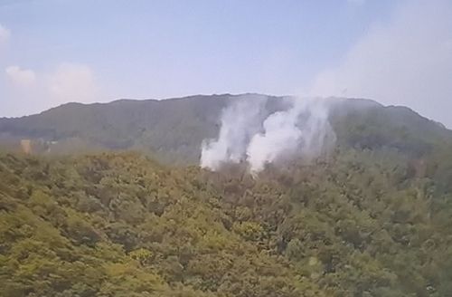 홍천 산불 현장