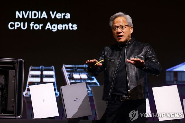'대만 컴퓨텍스 2026' 참석한 젠슨 황 엔비디아 CEO