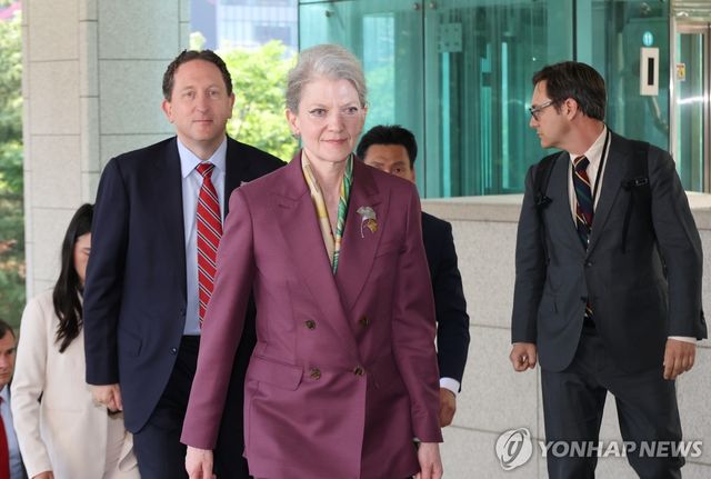 한미 안보 분야 후속조치 협의 나선 앨리슨 후커 미 국무부 정무차관