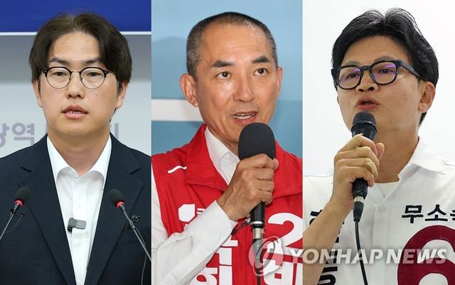 부산 북갑 보궐선거 후보들