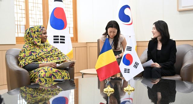 김진아 외교2차관, 차드 외교부 부장관과 회담