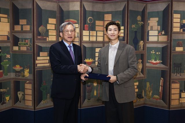 글로벌 홍보대사 위촉식 모습 