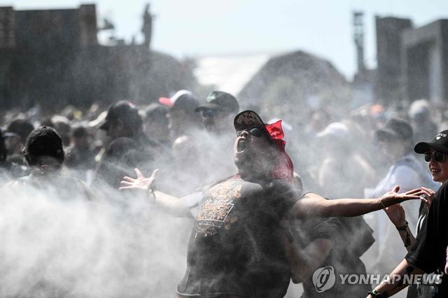 19일 프랑스 서부의 음악 축제