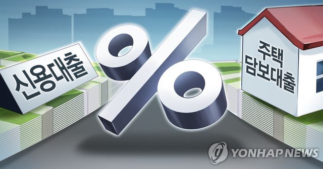 신용대출•주택담보대출 금리 (PG)