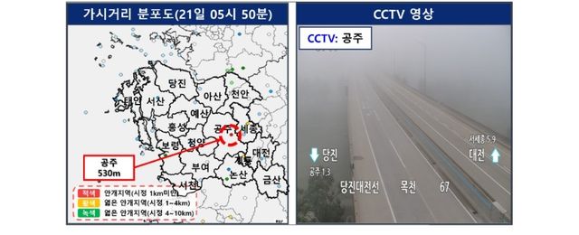 가시거리 분포도