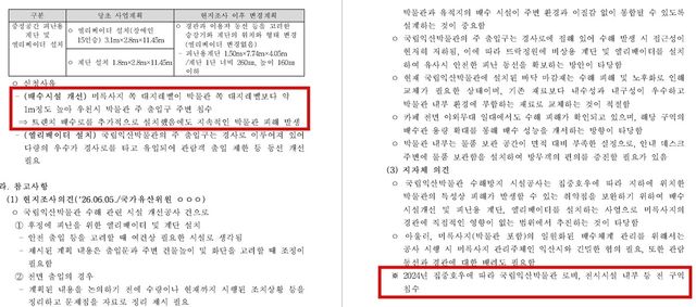 국가유산위원회 회의록 설명 