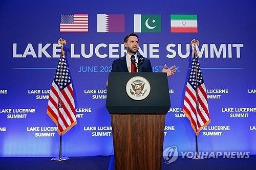 스위스 협상 설명하는 JD 밴스 미국 부통령