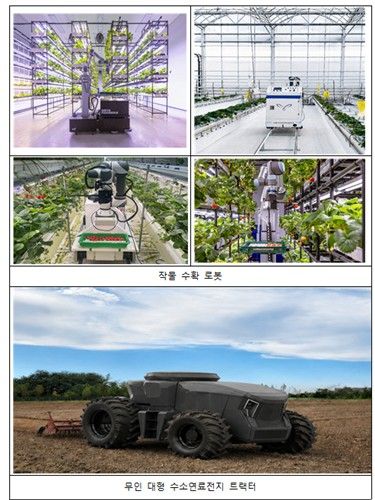 농식품부 R&D 사업으로 개발된 농업로봇 성과물