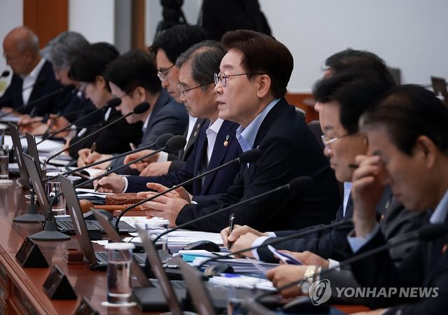 이재명 대통령, 국무회의 발언