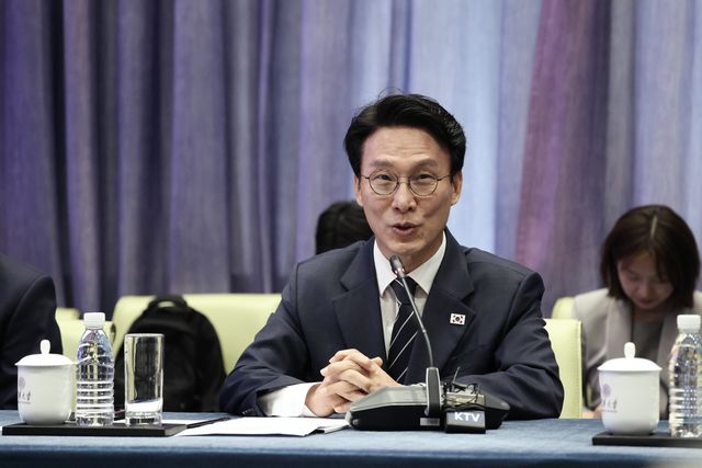 칭화대 방문한 김민석 국무총리