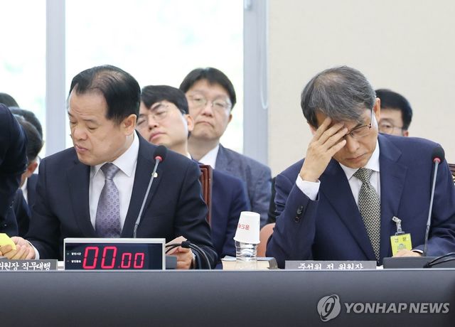 선관위 국조특위 참석한 위철환-노태악