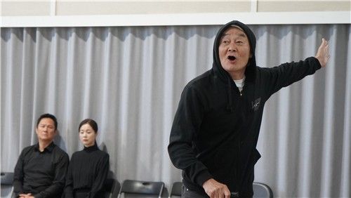 연극 '오이디푸스' 연습실 공개 현장