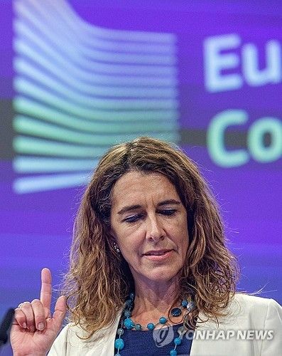 파올라 피뉴 EU 집행위원회 수석대변인 [EPA=연합뉴스 자료사진. 재판매 및 DB 금지] 