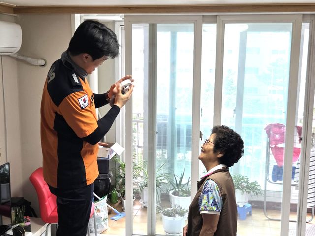 전북 소방, 시각경보형 연기감지기 보급