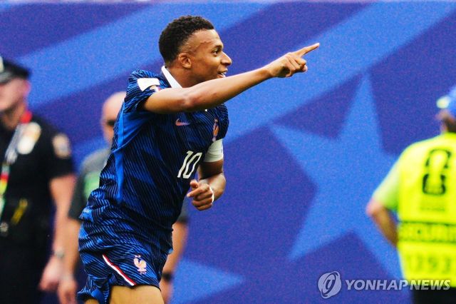 월드컵 통산 16호골 고지를 밟은 프랑스 킬리안 음바페