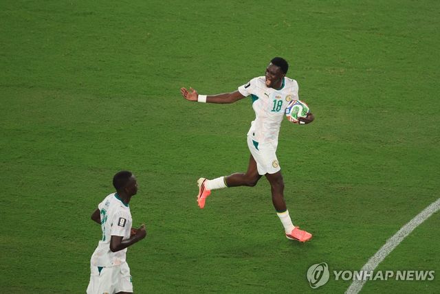 만회골 터트린 세네갈의 이스마일라 사르.