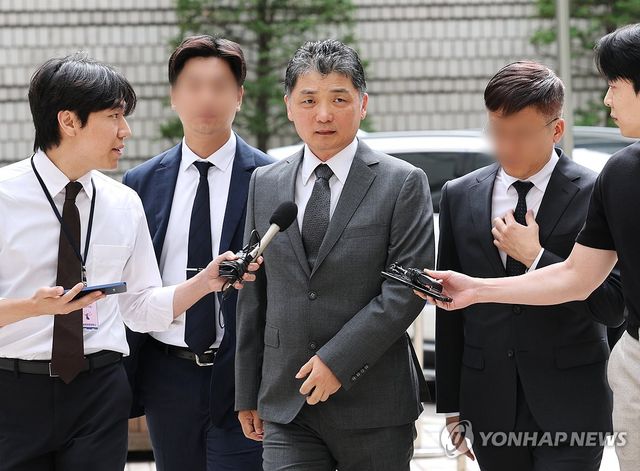 김범수 카카오 미래이니셔티브센터장, 항소심 공판 출석
