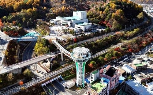 태백 타워브리지 전경