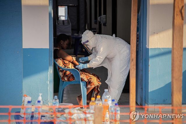 민주콩고의 에볼라 치료 센터