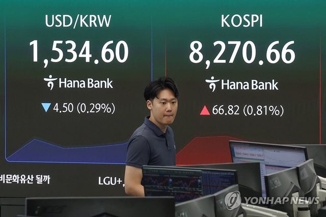 급락 딛고 반등한 코스피…원/달러 환율은 하락