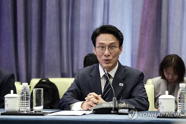 중국 칭화대 방문한 김민석 총리