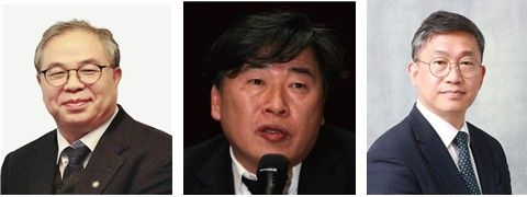왼쪽부터 차례로 3기 진실화해위 김웅기, 이동욱, 최창호 비상임위원