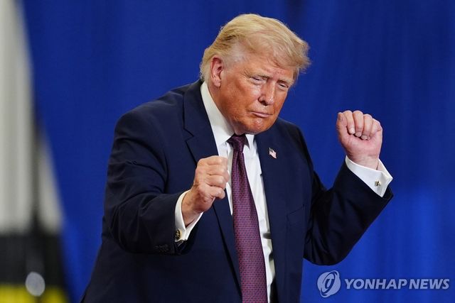 도널드 트럼프 미 대통령