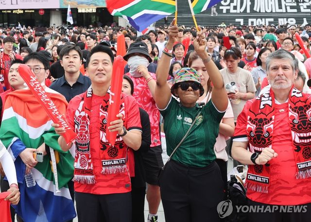 응원하는 오세훈 서울시장