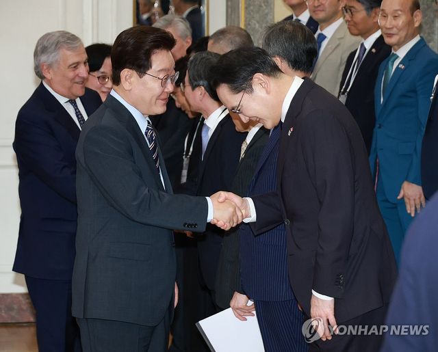 이재명 대통령과 이재용 삼성전자 회장