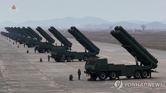 북한, 방사포 타격훈련 진행