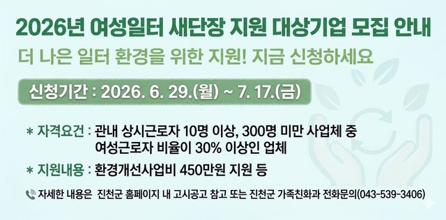 새단장 지원 사업 배너 