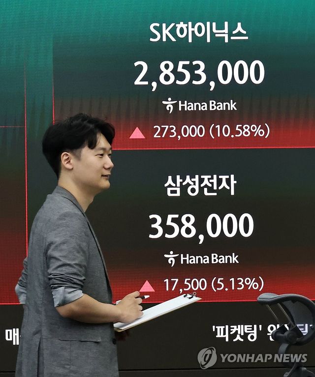 삼성전자-SK하이닉스 다시 상승