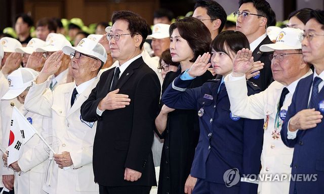 이재명 대통령, 6·25 기념식 참석