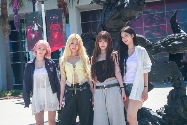 블리자드 본사 찾은 르세라핌