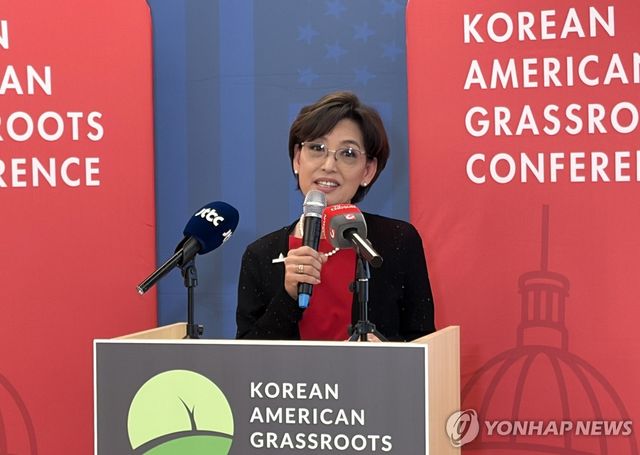 연설하는 영 김 미 하원 동아태소위원장