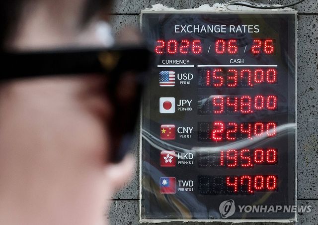 진정 안 되는 원/달러 환율