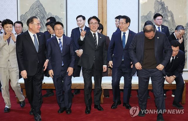 김민석 총리, 전남·광주 행정통합 관련 면담