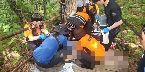 설악산 권금성 인근에서 쓰러진 60대 외국인