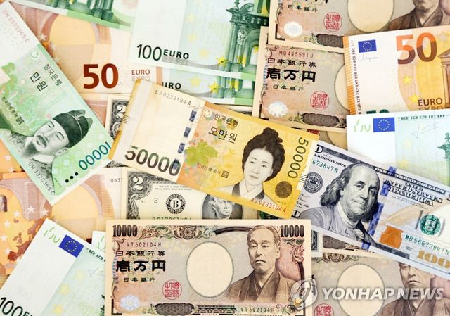 세계 각국 통화(달러·유로·엔·원)