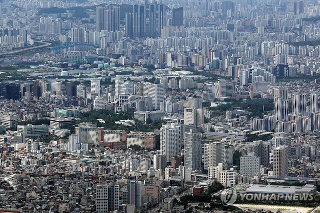 서울 시내 아파트와 빌라 단지