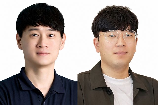 UNIST 윤성환 교수(왼쪽)와 이재준 연구원