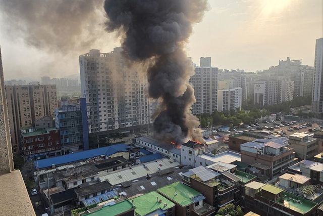 영등포 양평역 인근 상가 화재