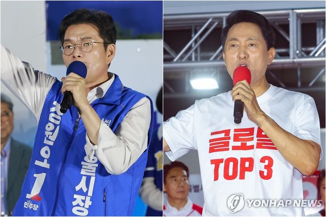 마지막 유세 나선 서울시장 후보들